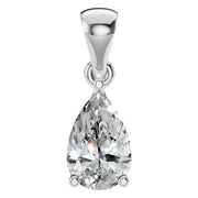 Solitaire Pendant - Pear 7x4.5mm