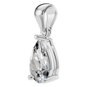 Solitaire Pendant - Pear 7x4.5mm