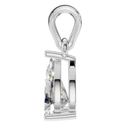 Solitaire Pendant - Pear 7x4.5mm