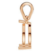 Solitaire Pendant - Pear 7x4.5mm