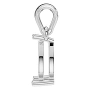 Solitaire Pendant - Pear 7x4.5mm