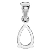 Solitaire Pendant - Pear 7x4.5mm