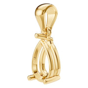 Solitaire Pendant - Pear 7x4.5mm