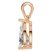 Solitaire Pendant - Pear 8x5mm