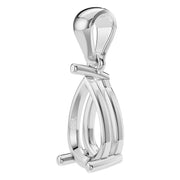 Solitaire Pendant - Pear 8x5mm