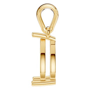 Solitaire Pendant - Pear 8x5mm