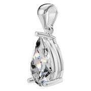 Solitaire Pendant - Pear 9x5.5mm