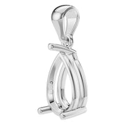 Solitaire Pendant - Pear 9x5.5mm