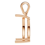 Solitaire Pendant - Pear 10x6mm