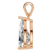 Solitaire Pendant - Pear 11x7mm