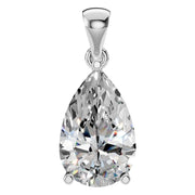 Solitaire Pendant - Pear 11x7mm