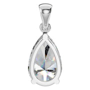 Solitaire Pendant - Pear 11x7mm