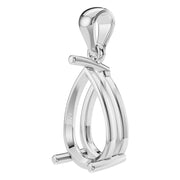 Solitaire Pendant - Pear 11x7mm