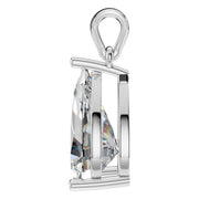 Solitaire Pendant - Pear 12x7.5mm