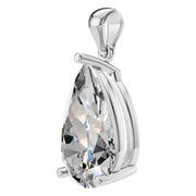 Solitaire Pendant - Pear 13x8mm
