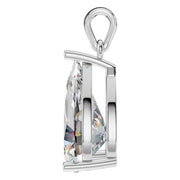 Solitaire Pendant - Pear 13x8mm