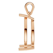 Solitaire Pendant - Pear 13x8mm