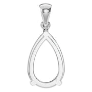 Solitaire Pendant - Pear 13x8mm