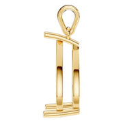 Solitaire Pendant - Pear 13x8mm