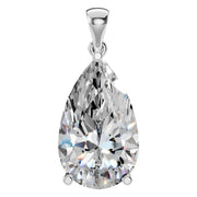 Solitaire Pendant - Pear 15x9mm