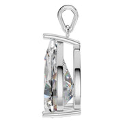 Solitaire Pendant - Pear 15x9mm