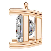 Solitaire Pendant - Princess 4.5mm