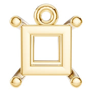 Solitaire Pendant - Princess 4.5mm