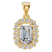 Emerald Cluster Pendant