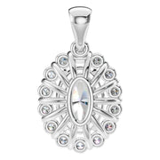 Oval Cluster Pendant