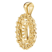 Halo Pendant - Oval 8x5.5mm