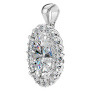 Halo Pendant - Oval 9x6mm