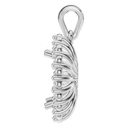 Halo Pendant - Oval 9x6mm