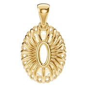 Halo Pendant - Oval 9x6mm