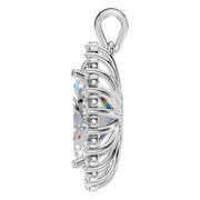 Halo Pendant - Oval 12x8mm