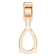 Two Stone Pendant - Pear 9.8X6.3mm