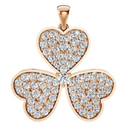 Three Leaf Clover Pendant - Round 1.90-2.00mm