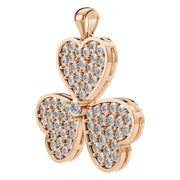 Three Leaf Clover Pendant - Round 1.90-2.00mm