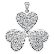 Three Leaf Clover Pendant - Round 1.90-2.00mm