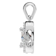 Halo Pendant - Round 5mm