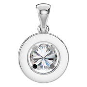 Halo Pendant - Round 5mm