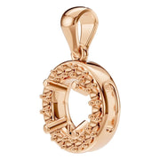 Halo Pendant - Round 5mm