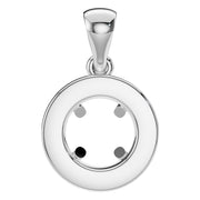 Halo Pendant - Round 5mm