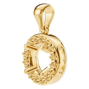 Halo Pendant - Round 5mm