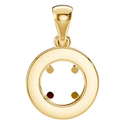 Halo Pendant - Round 5mm