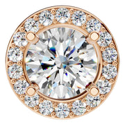 Halo Pendant - Round 7.2mm