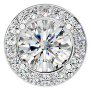 Halo Pendant - Round 7.2mm