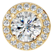 Halo Pendant - Round 7.2mm