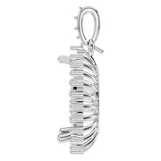 Halo Pendant - Pear 10.3x7mm