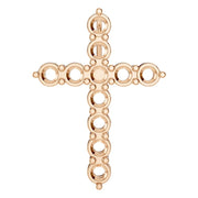 Cross Pendant - Round 2.6mm