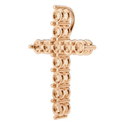 Cross Pendant - Round 2.6mm